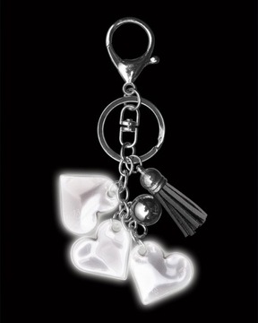 3M BRELOK ODBLASKOWY ZAWIESZKA PRZYPINKA ODBLASKOWA SERCA SERDUSZKA CHWOST