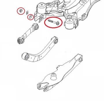 БОЛТ РЫЧАГА OPEL SIGNUM, VECTRA C