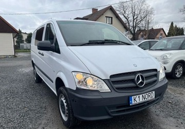 Mercedes Vito W639 Kombi Facelifting 116 CDI 163KM 2014 Mercedes-Benz Vito Bezwypadkowy, Serwisowany, ...