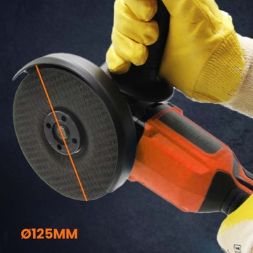 Szlifierka Kątowa Akumulatorowa 20V DIAX z Walizką Komplet Tarcz + GRATIS