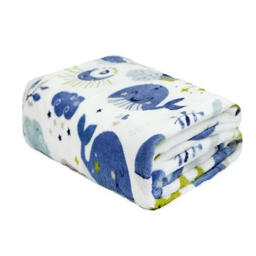 KOMPLET DZIECIĘCY DO ŁÓŻECZKA KOC 130x170 POSZEWKA