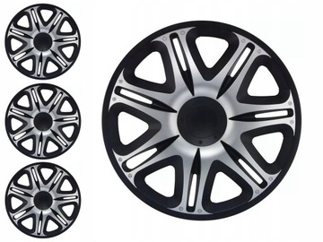 KOŁPAKI J-TEC NASCAR SILVER-BLACK 15