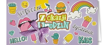 Kartki urodzinowe wesołe śmieszne zabawne 3D EZ87