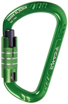 Karabinek aluminiowy triplex CAMP - Guide XL 3lock prześwit 24mm 28kN BHP