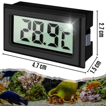 ТОЧНЫЙ ЭЛЕКТРОННЫЙ ЦИФРОВОЙ ТЕРМОМЕТР С ЗОНДОМ, ЧЕТКИЙ ДИСПЛЕЙ