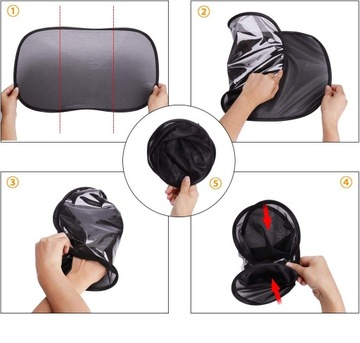 2 шт. BABYSAFE АВТОМОБИЛЬНЫЙ СОЛНЦЕЗАЩИТНЫЙ КОЗЫРЕК С УФ-УФ защитой