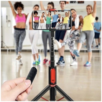 Bluetooth-монопод для селфи 2 в 1 для iPhone 15, 14, 13, 12, 11 Pro Max Plus