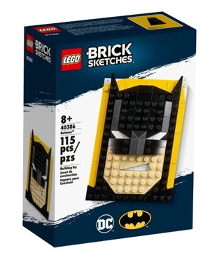 LEGO BRICK SKETCHES 40386 BATMAN DC