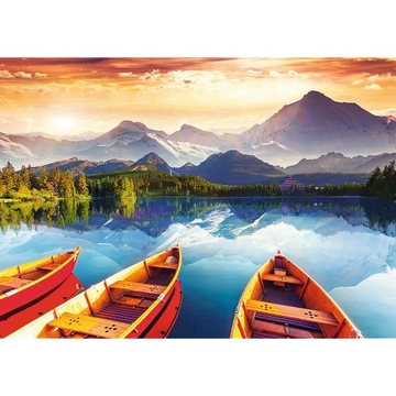 PUZZLE 2000 WIDOK KRAJOBRAZ GÓRY STAW LAS TREFL