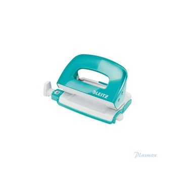 Dziurkacz LEITZ 5060 MINI (10k) turkusowy metalik