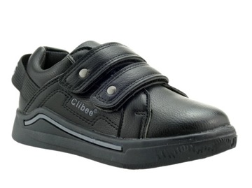 КРОССОВКИ ДЛЯ МАЛЬЧИКОВ, ДЕТСКИЕ СПОРТИВНЫЕ КРОССОВКИ, ЧЕРНАЯ СТЕЛКА. КОЖА Размер 30