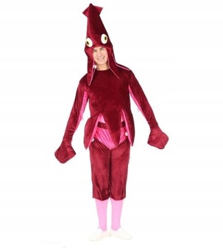 Strój kalmar kałamarnica mątwa+ czapka 3 EL. r.M/L