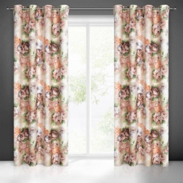 ALTEA БЕЖЕВЫЙ ТЕМНЕЮЩИЙ ЦВЕТОЧНЫЙ ШТОР 140x250