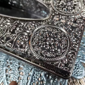 Железная коробка для салфеток, винтажный металлический полый держатель для салфеток, чехол для хранения беспорядка