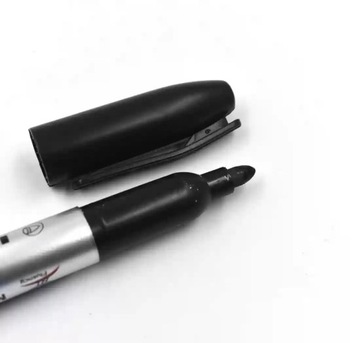 MARKER MAZAK PERMANENTNY CZARNY WODOODPORNY PISAK BUDOWLANY FLAMASTER
