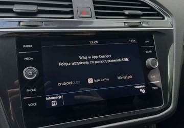 Volkswagen Tiguan II SUV 2.0 TDI 150KM 2019 Volkswagen Tiguan 2.0 TDI IQ.DRIVE 150KM DSG bezwypadkowy kamera, zdjęcie 26