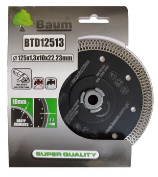BAUM Tarcza diamentowa pełna 125x22,2mm