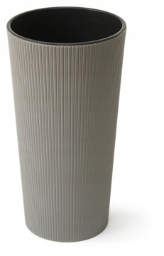 Donica LILIA ECO WOOD JUMPER śr. 19cm h36cm kol. SZARY