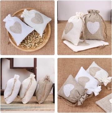 30X ЛЬНЯНАЯ СУМКА ДЖУТОВАЯ СУМКА ДЖУТОВЫЕ СУМКИ 10x15 СМ