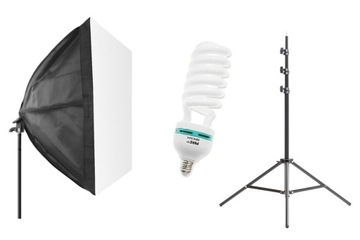 Комплект для фотосъемки SOFTBOX 50x70см, штатив 85 Вт