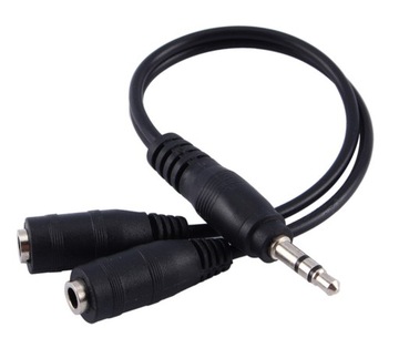 ROZDZIELACZ SŁUCHAWEK MINI JACK 3,5MM AUX AK268