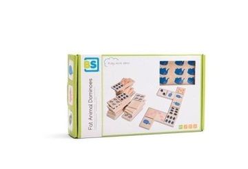 DOMINO DREWNIANE ZWIERZĄTKA [GRA]