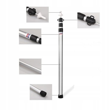 2x SŁUPEK TELESKOPOWY PAŁĄKI DO NAMIOTU STELAŻ 90-230CM