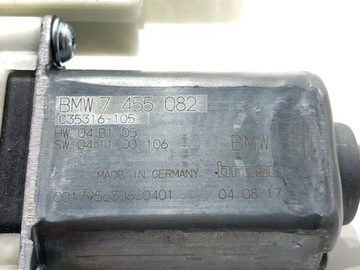 MOTOR ZVEDÁNÍ OKNO LEVÝ PŘEDNÍ BMW G30 7455082 SEDAN/LIMUZYNA