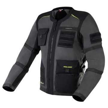 REBELHORN kurtka BRUTALE dark grey/blk/flo r. M