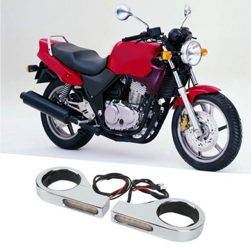 12В мотоциклетный светодиодный указатель поворота водонепроницаемый яркий универсальный поворотник для