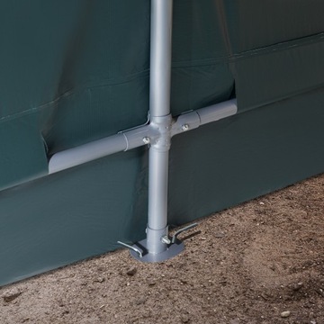 3,3х6,2м, Тент гаражный, ПВХ 500 Н, темно-зеленый