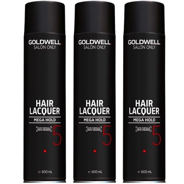 Bardzo Mocny Lakier Goldwell Style salon 3x600ml