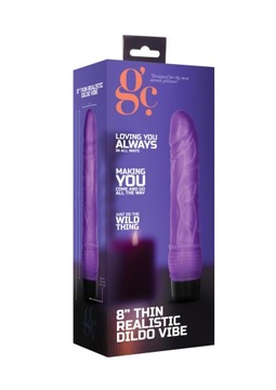8 INCH THIN REALISTIC DILDO REALISTYCZNY WIBRATOR