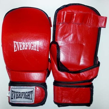 RĘKAWICE treningowe do MMA bezpalcowe Red/Black rozm. XL