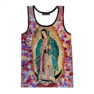 Koszulka bez rękawów Virgin Mary God Tank Tops