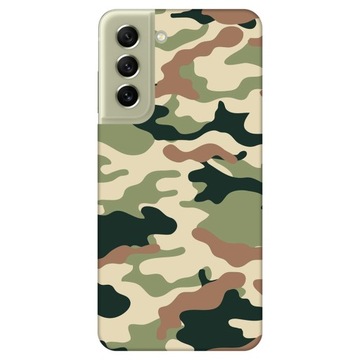 Etui do Samsung Galaxy S21 FE Wojsko moro wzory