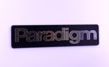 Paradigm logo 60 x 14 mm zamiennik.