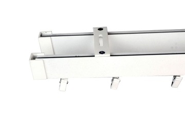 KARNISZ SZYNA ALUMINIOWA SUFITOWA PODWÓJNA 100 cm