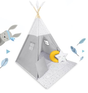 Палатка TIPI детская TEEPE Подушки БОЛЬШОЙ КОВРИК СТАБИЛИЗАТОР ЗВЕЗДА