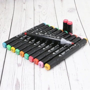 Маркеры спиртовые ДВУХСТОРОННИЕ Набор из 262 шт. В СУМКЕ