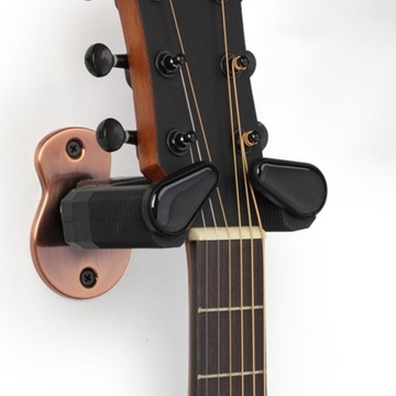 Wieszak na ukulele, wieszak na gitarę, wieszak na banjo w kolorze różowego złota