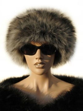 Женская МЕХОВАЯ ШАПКА ЗИМНЯЯ, ТОЧЕК, разные цвета.