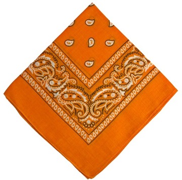 BANDAMKA BANDANA CHUSTKA CHUSTA BANDAMA -j.pomarańcz