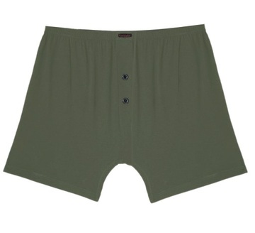 Atlantic Szorty męskie SOJA EEB-018 S khaki luźne