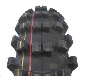 110/90-19 MITAS TERRA FORCE MX-SM SOFT MEDIUM КРАСНО-ЖЕЛТАЯ ПОЛОСКА