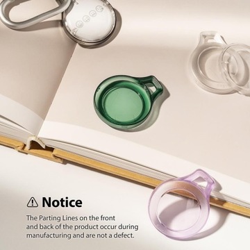 ЧЕХОЛ ДЛЯ APPLE AIRTAG RINGKE SLIM ЧЕРНЫЙ