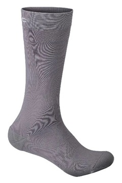 Skarpetki rowerowe POC ESSENTIAL FULL LENGTH szare logo unisex r M 39-41