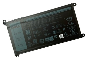 NOWA ORYGINALNA BATERIA DELL INSPIRON 5570 P75F TYPE WDX0R DOSTAWA 2024