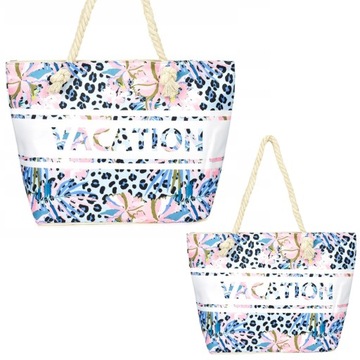 TOREBKA TORBA PLAŻOWA SHOPPER NA PLAŻĘ NIE PANTERA