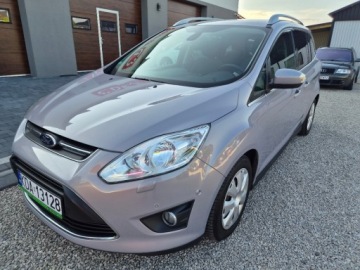 Ford C-MAX II Minivan 1.6 Duratec 105KM 2011 Ford Grand C-MAX Sliczny czarny grand Titanium 2011 1.6b zarejestrowany gw, zdjęcie 2
